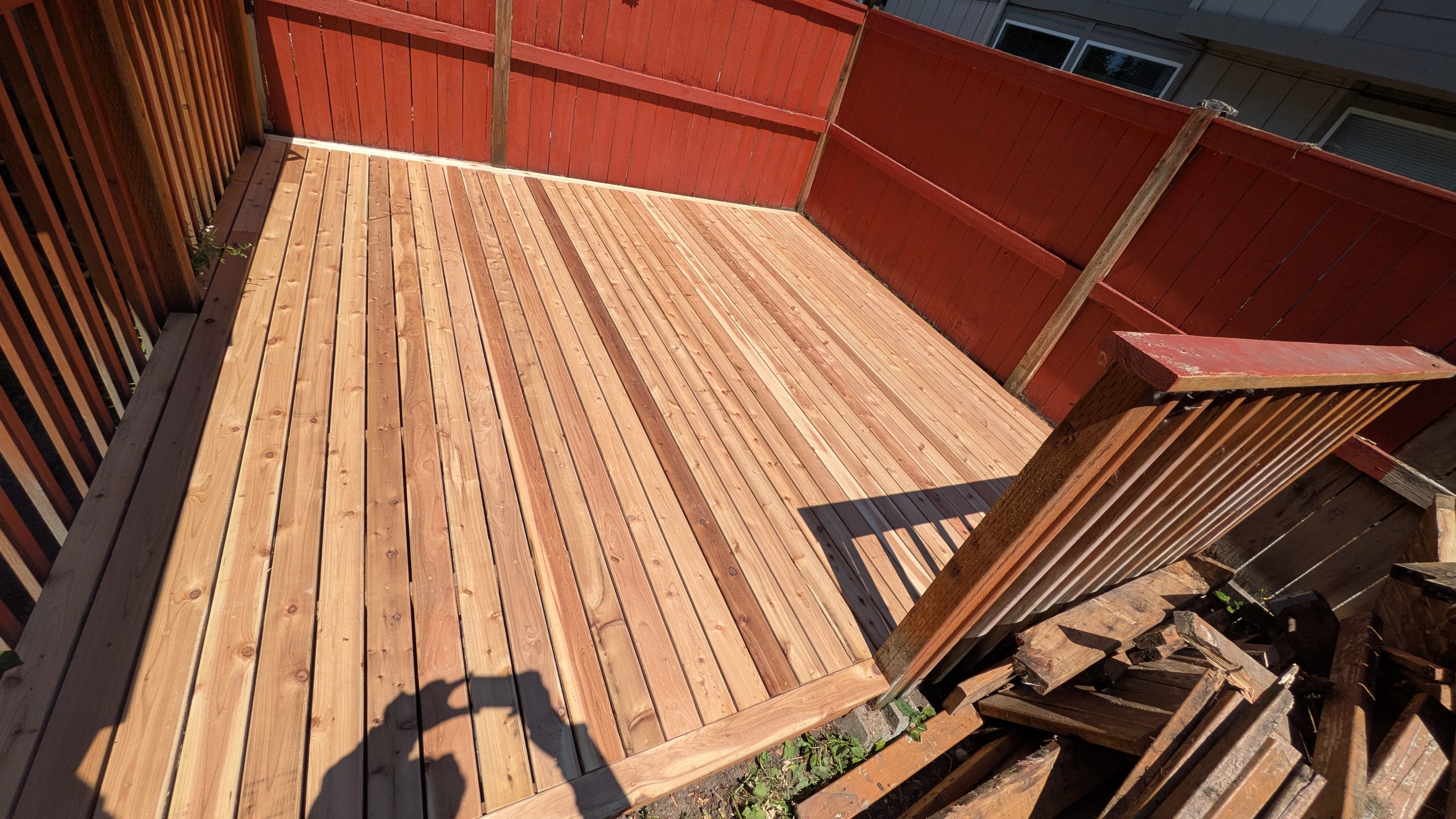 Backyard Deck Replacement — After