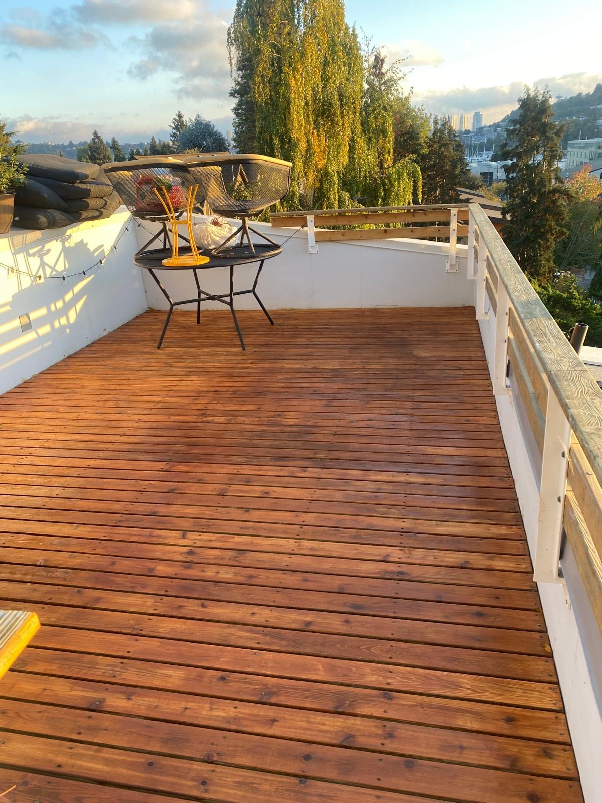 Rooftop Deck — Stain & Finish — After